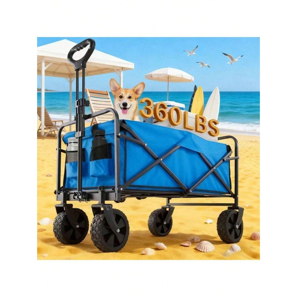 Heavy Equipment Tires - Heavy Duty Folding Utility Wagon With