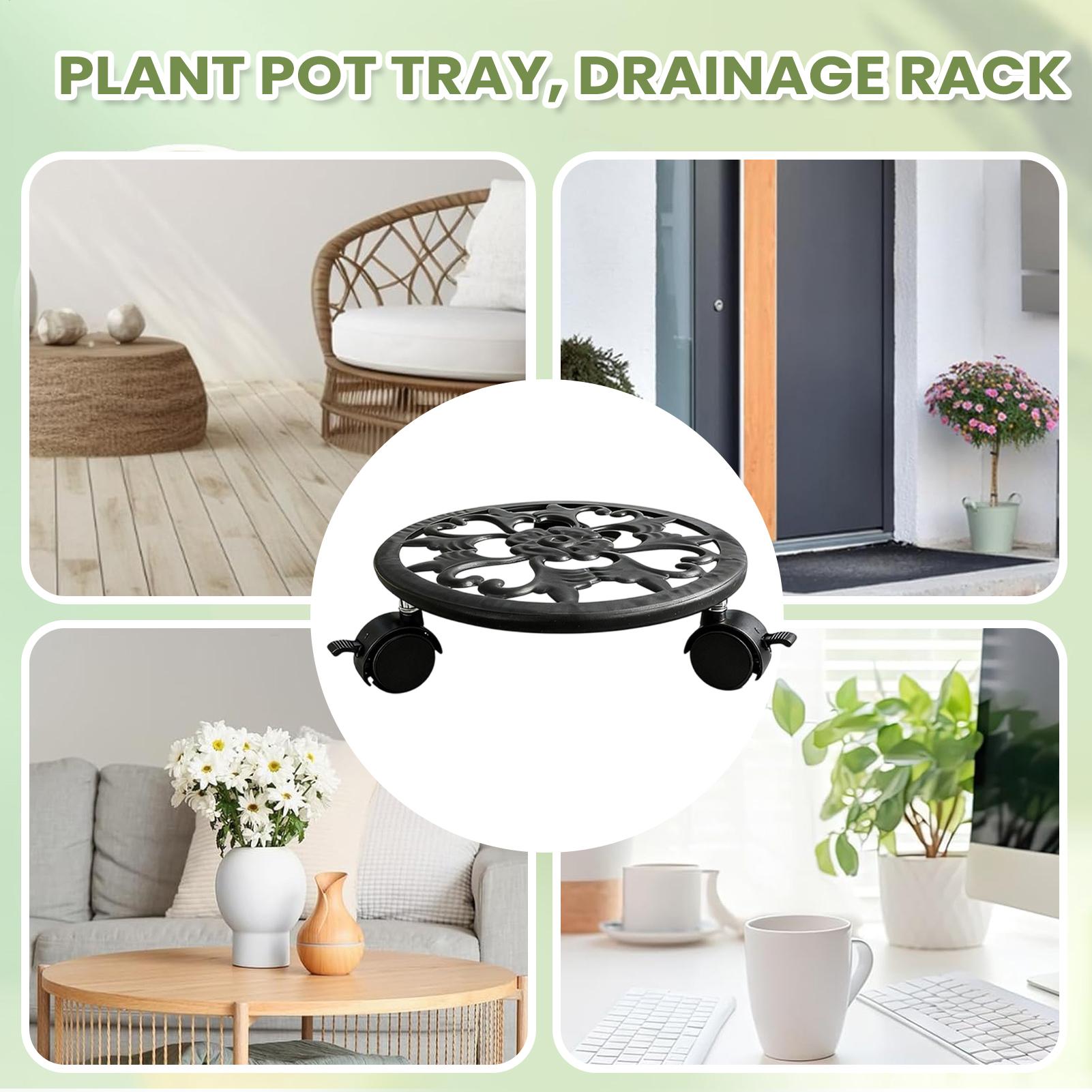 Plant Stand with Wheels Heavy  - Heavy Equipment Tires ulasan dan harga