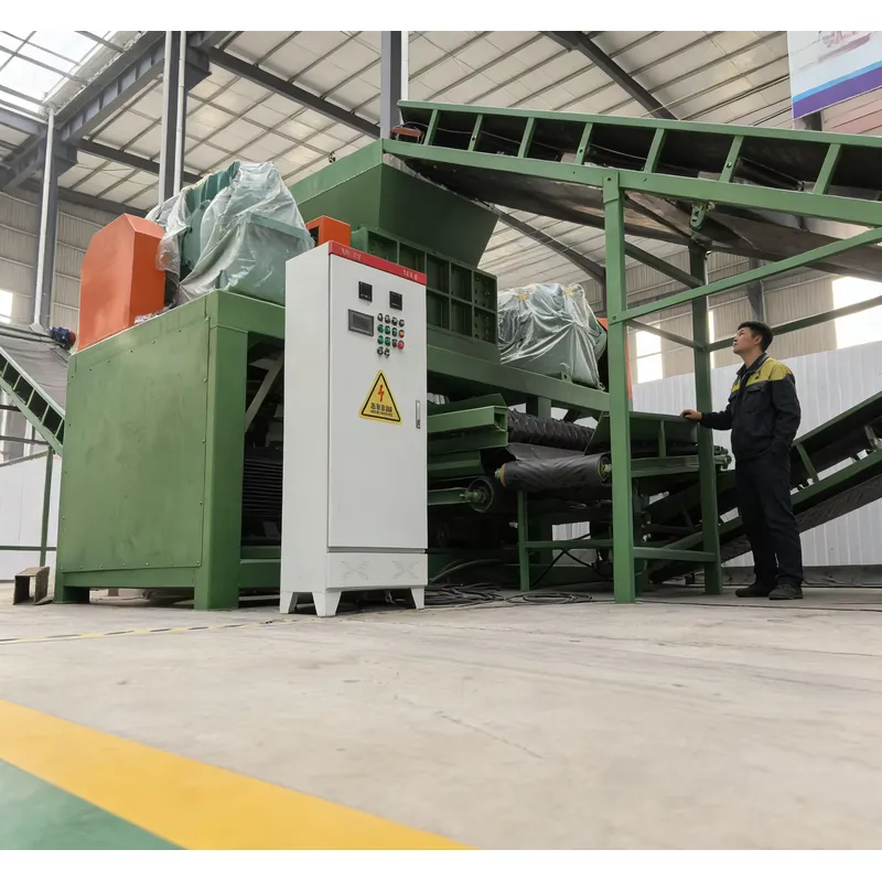 Crusher Industrial Tire Shredd - Heavy Equipment Tires ulasan dan harga