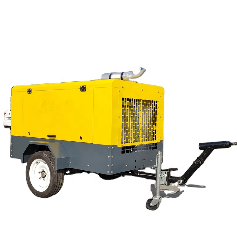 Portable Screw Air Compressor  - Heavy Equipment In Mining ulasan dan harga
