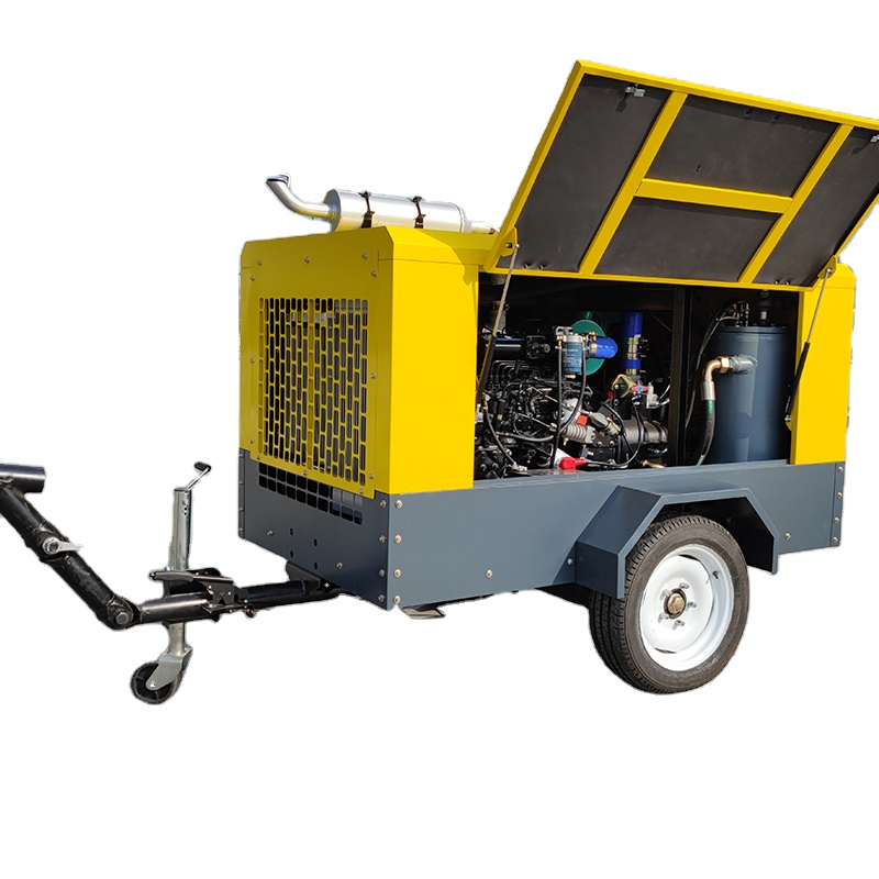 Portable Screw Air Compressor  - Heavy Equipment In Mining ulasan dan harga