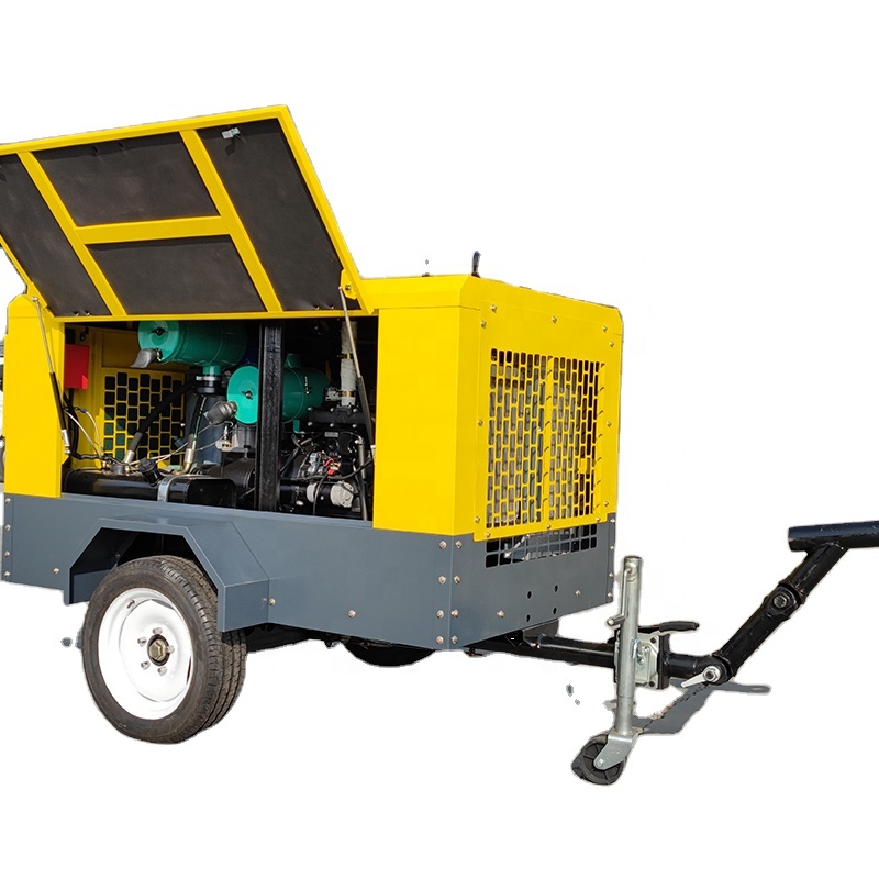Portable Screw Air Compressor  - Heavy Equipment In Mining ulasan dan harga