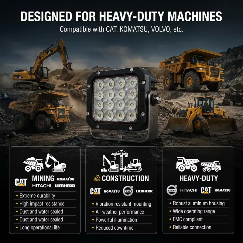 High Lumen Vibration Flood Lig - Heavy Equipment In Mining ulasan dan harga