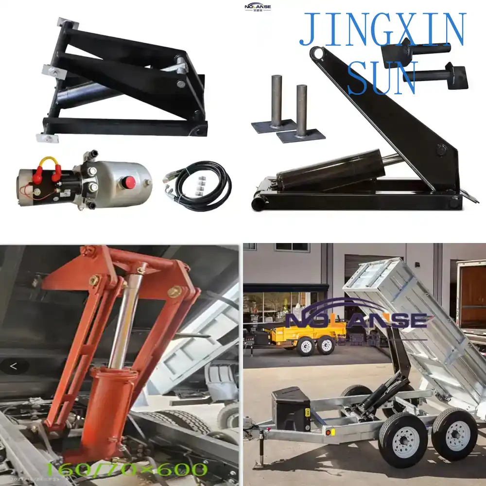 8 Ton Hydraulic Tipper Trailer - Heavy Equipment In Mining ulasan dan harga